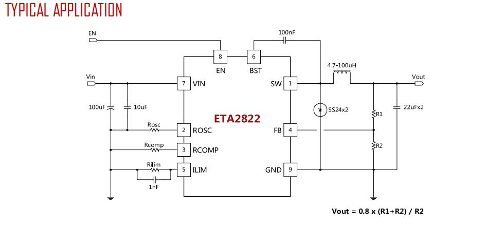 钰泰科技发布ETA2822高压输入降压芯片-充电头网