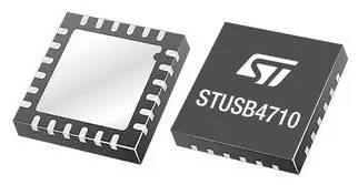 意法半导体推出端口控制器芯片STUSB4710和STUSB1602  通过USB Type-C标准认证-充电头网