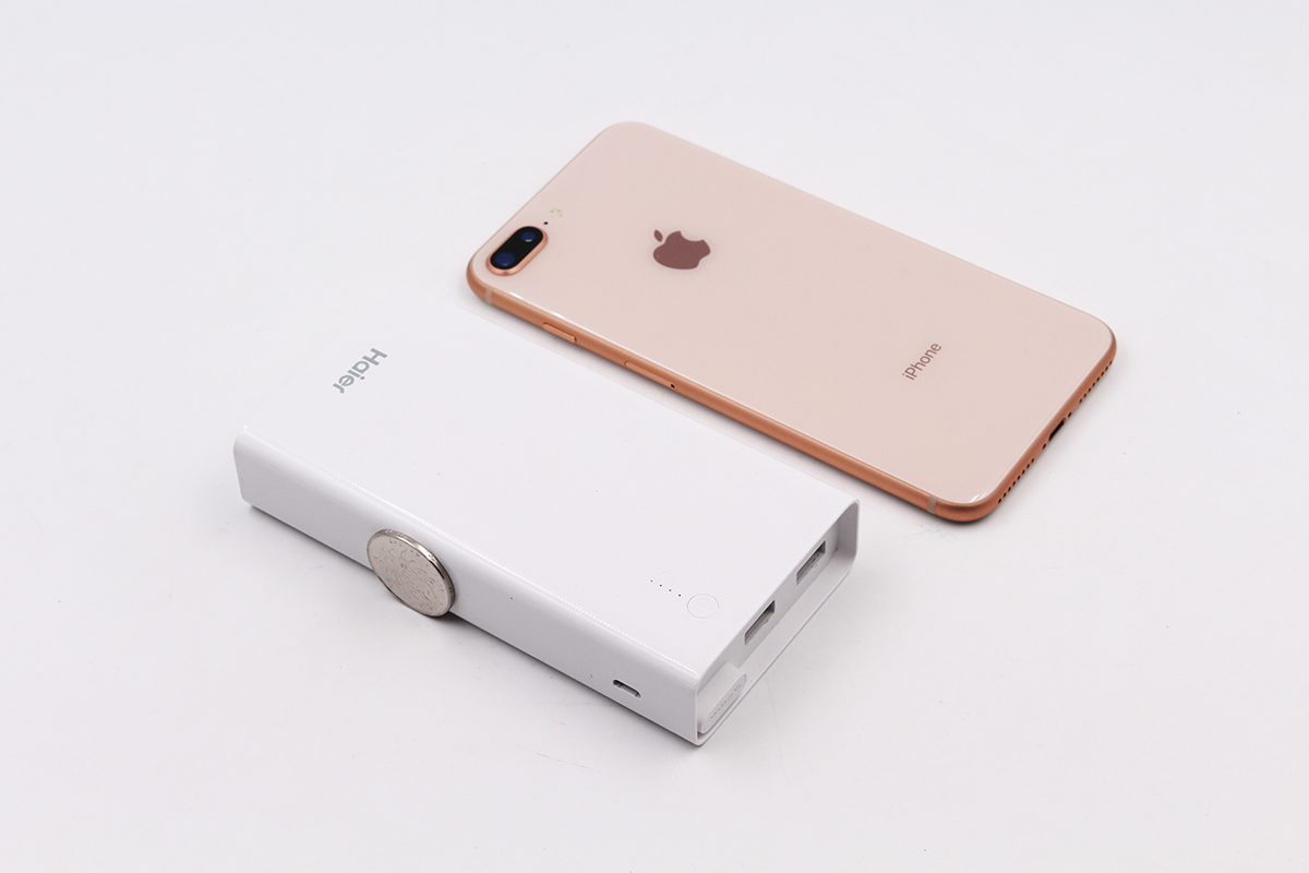 海尔hy003移动电源评测:支持三口快充输出