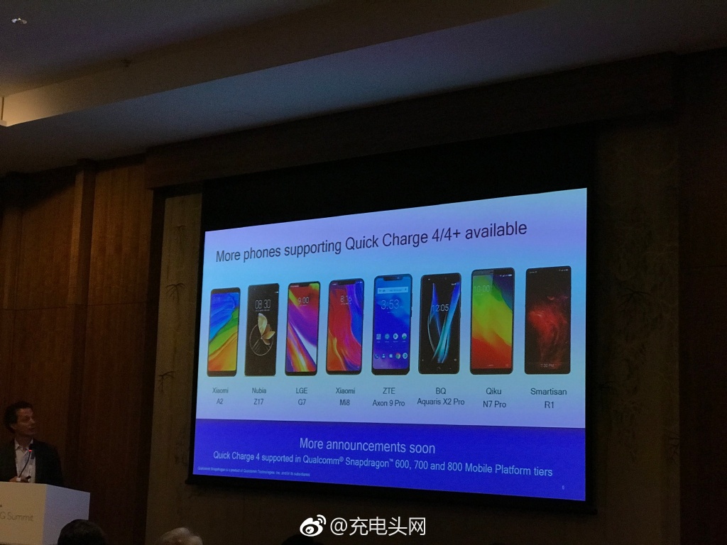 高通公布最新QC4/4+认证手机：8款上榜-充电头网