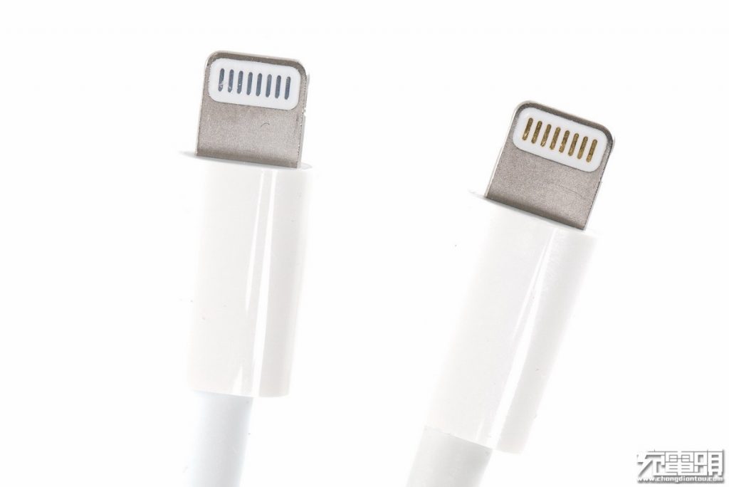 科普：为什么苹果C94数据线的lightning头是银色的？-充电头网