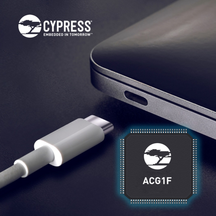 赛普拉斯推出USB-C控制器ACG1F，助力传统笔记本向USB PD快充转型-充电头网