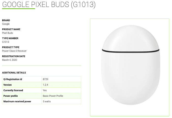 谷歌Pixel Buds真无线耳机已获无线充电Qi认证-充电头网