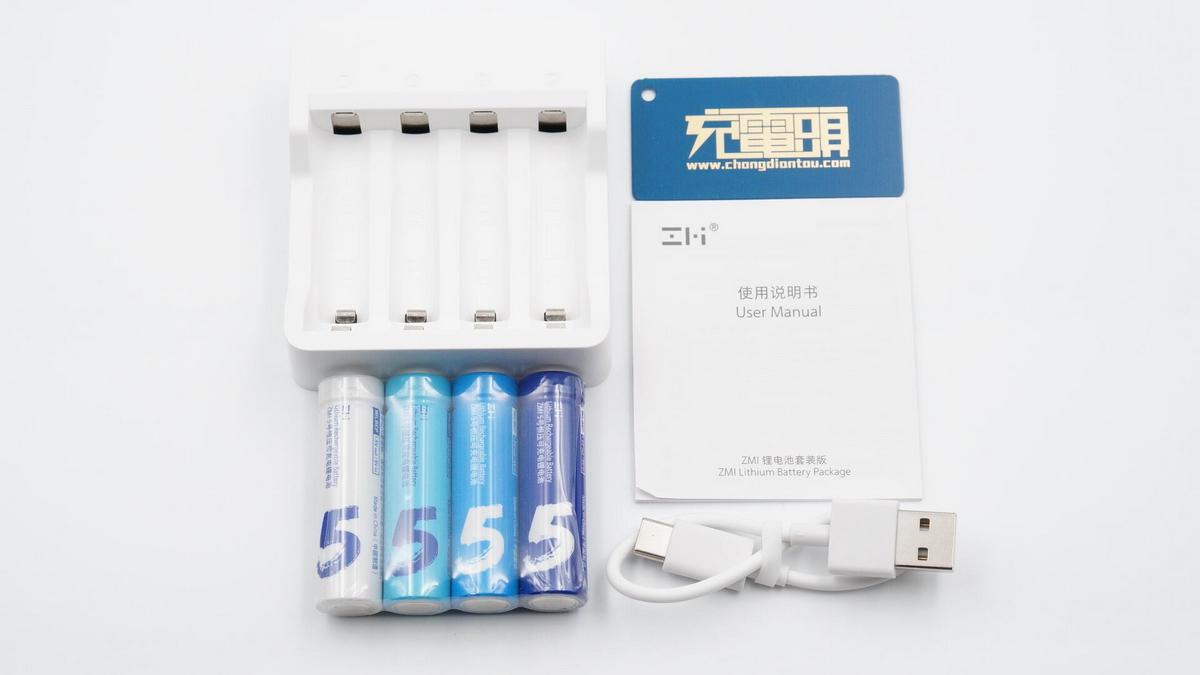拆解报告：ZMI紫米可充电5号锂电池套装-充电头网