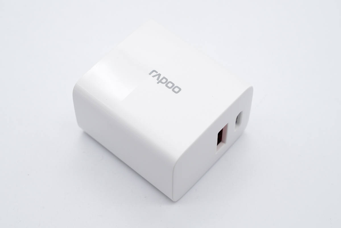 拆解报告:Rapoo雷柏20W 1A1C充电器-充电头网