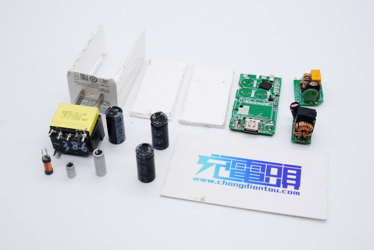 拆解报告:HuntKey航嘉65W 1A1C氮化镓快充充电器-充电头网