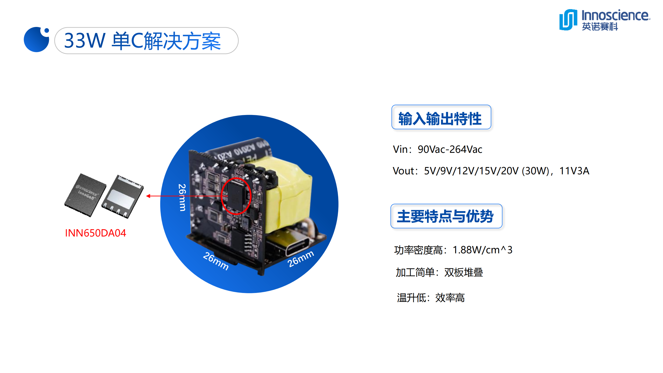 一文看懂英诺赛科33W超迷你氮化镓快充-充电头网