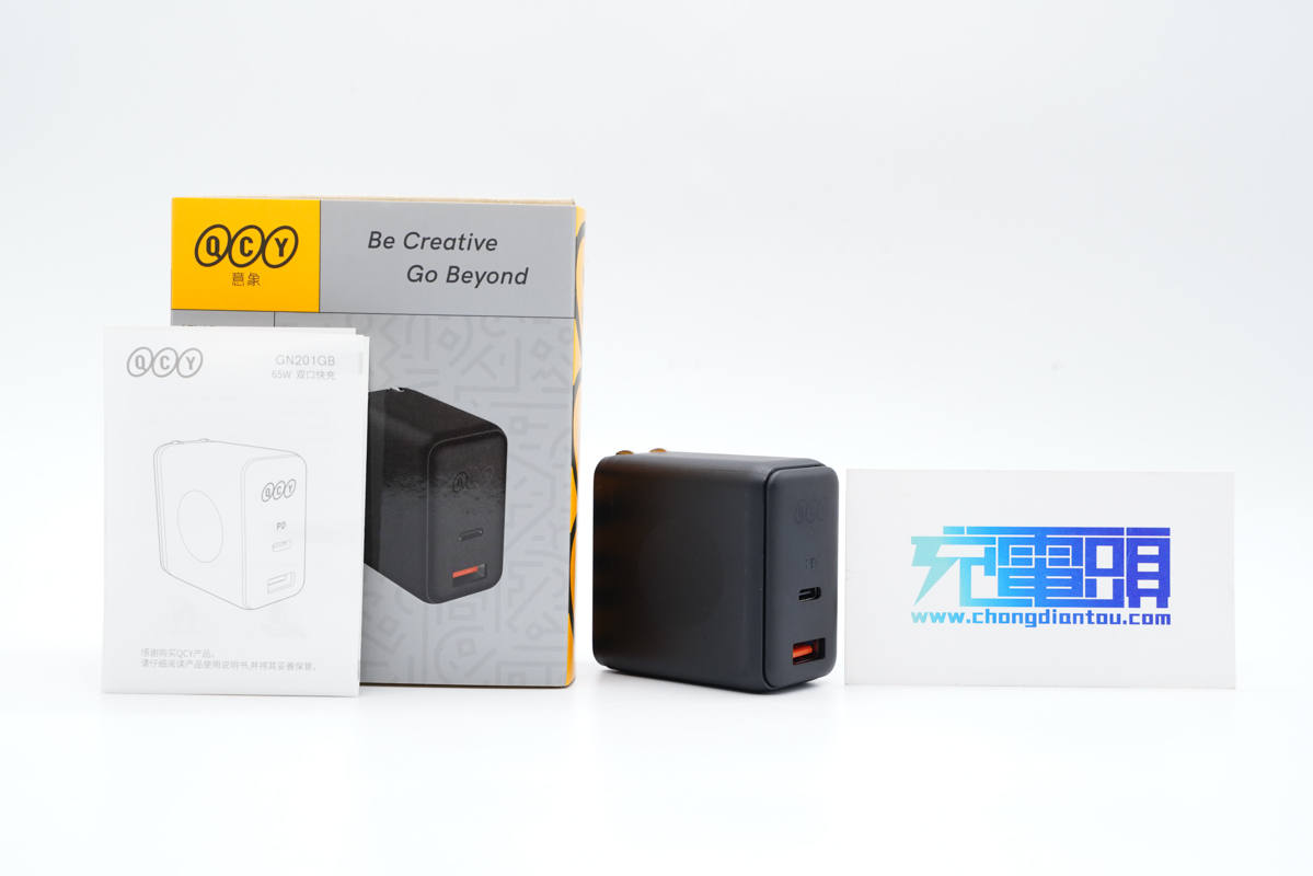 拆解报告:QCY意象65W 1A1C氮化镓快充充电器-充电头网