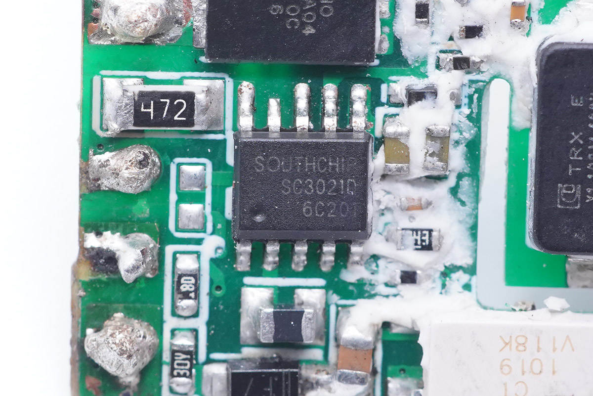 拆解报告:创富源迷你33W 1A1C氮化镓快充充电器-充电头网