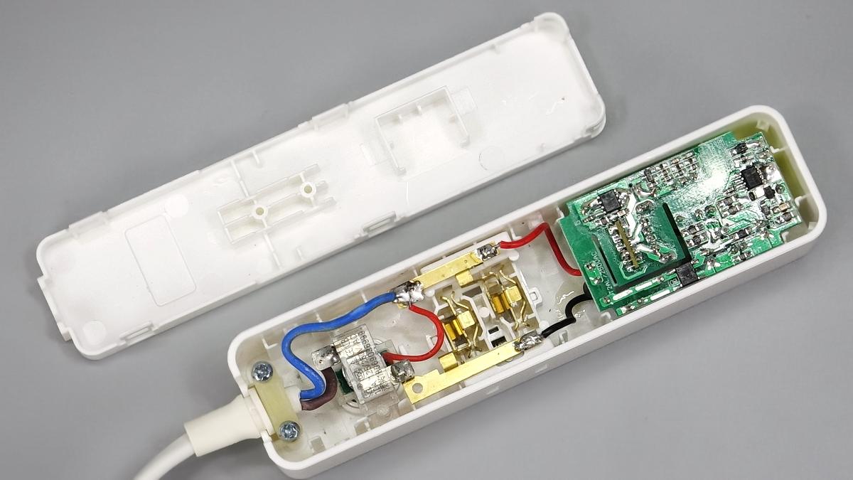 拆解报告:ON 20W 1A1C双口快充延长线插座HOP1622A-充电头网