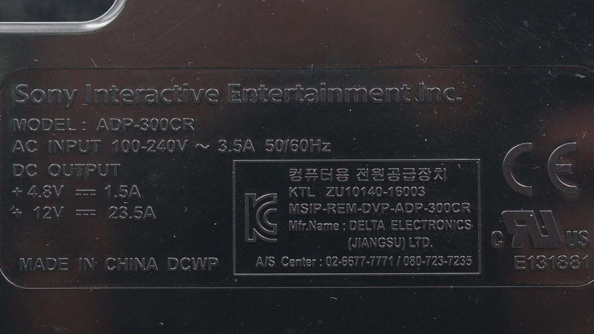 拆解报告：SONY索尼PS4 Pro游戏主机282W电源ADP-300CR-充电头网