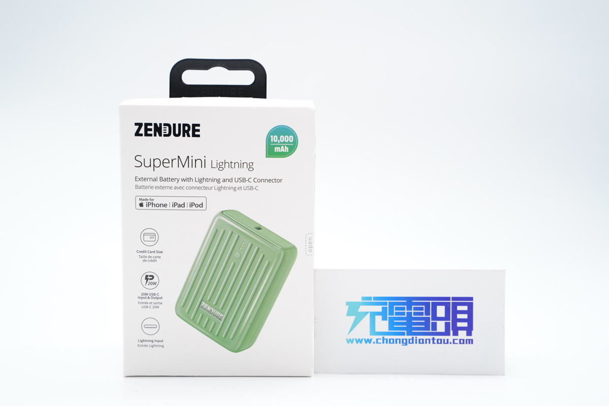 艺术充电宝鉴赏，Zendure征拓Supermini Lightning充电宝评测-充电头网